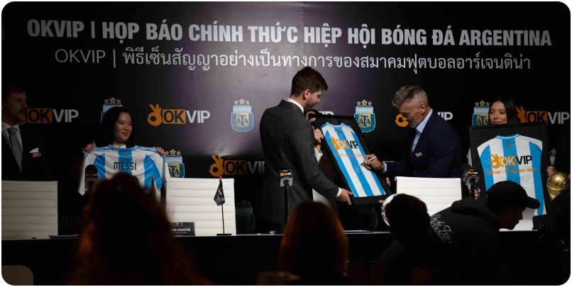 ARGENTINA (AFA) - ĐẠI SỨ THƯƠNG HIỆU LIÊN MINH OKVIP