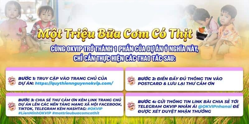 Tham gia một triệu bữa cơm có thịt cực dễ dàng với 4 bước