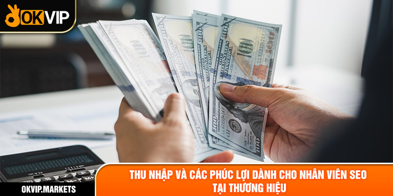 Thu nhập và các phúc lợi dành cho nhân viên SEO tại thương hiệu